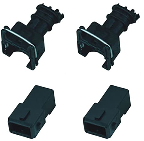 Greenspirits KFZ Ersatz Stecker Einspritzdüse Benziner Bos EV1 (2 x Set) 1287013003, 1 287 013 003, 282189-1, 282762-1