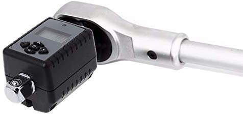 RanDal 1 / 2Inch 10-200Nm Chiave Dinamometrica Digitale Regolabile Chiave Dinamometrica Elettronica Riparazione Auto Bici Con Adattatore 2 Pezzi