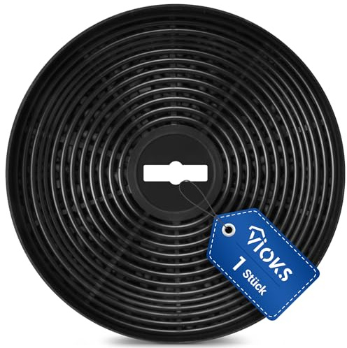 VIOKS Filtro ai carboni attivi per cappa aspirante, diametro 170 mm, ricambio per Oranier KSC 700 | Filtro carbone per cappa Gorenje DKF2500 DKO500M MAN Leo Mini Jupiter