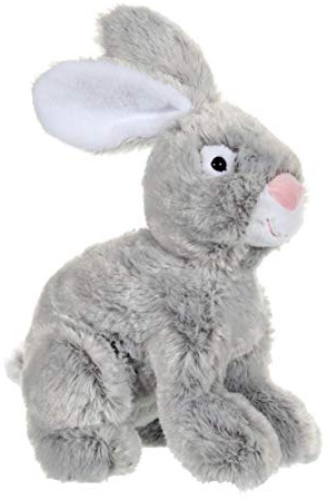 Gipsy Hase mit Flamme, 25 cm, Grau