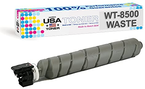MADE IN USA TONER Premium Waste Container for Kyocera Copystar P8060cdn, TASKalfa 2553ci, 3252ci, 4002i, 5002i, 5052ci, 6052ci, WT-8500, 1902ND0UN0 (1 Waste Container)