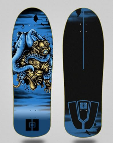 Lordofbrands Cromic Surf Skateboard Surfskate Deck Ocean Deep Bucky 10x31