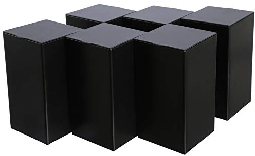 Dosenritter | 6 x eckige Vorratsdose/Teedose, aromadicht aus Metall für ca. 150g Earl Grey | 12,8 x 6,8 x 6,8 cm (H,B,T) | auch ideal als Kaffee- oder Gewürzdose