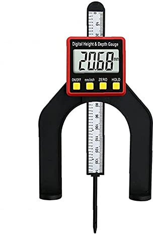 UNbit Calibro di profondità dell'utensile Strumento di misurazione dell'altezza 2 in 1 for la Lavorazione del Legno for l'impostazione delle scanalature degli sconti