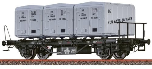 50595 Behältertragwagen BTS 30 der DB, mit Ekrt 212 Von Haus zu Haus, Ep. III