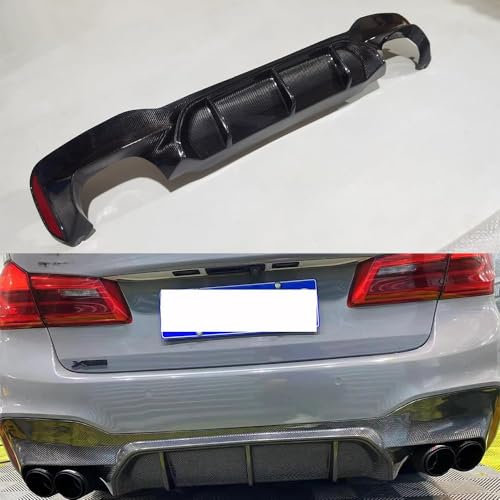 WHLXQ Diffusor-Ersatz für BMW 5 Series G30 G38 2018+, Auto Heckdiffusor Stoßstange Schützen Abdeckung,Chassis Anti-Kratzer Styling Zubehör