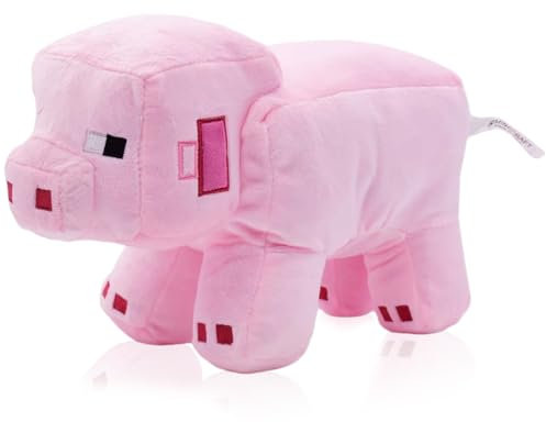Philoctes Peluche di peluche 30 cm, motivo: maiale rosa, peluche divertente, ideale da collezionare, regalo per i fan dei bambini