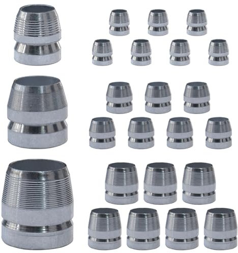 SPNKMJUJ 21 PCS Round Axe Handle Wedge Safety Handle Metal Wedge Hammer Handle Wedges Steel Wedge Kit for Axe Hammer Sledge (0.31/0.39/0.47 Inch)