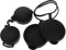 ERINGOGO 3pièces Bouchons Caoutchouc pour Oculaires De Jumelles Couvercles De Protection pour Lentilles Accessoires De Jumelles Compatibles avec Différents Modèles