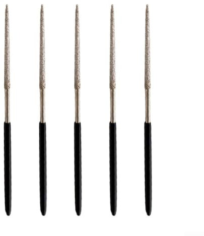Limas de aguja de grado profesional para limado preciso, corte industrial y herramientas de forma, juego de 5 piezas (5 piezas)