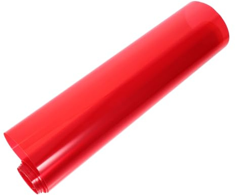 BESTOYARD 30x120cm Selbstklebende Rot Pvc Scheinwerfertönungsfolie | Scheinwerfer, Rückleuchten und Nebelscheinwerfer, Wasserfest, Leicht Entfernbar, Klare Optik