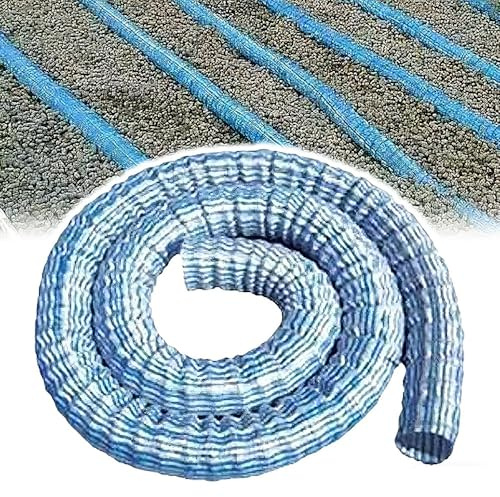 WYWY Tuyau de Drain Français Souple - Tuyau de Drainage Paysager Perforé, Ondulé et Extensible, Diamètre 5/8/10cm pour Infiltration en Sols Meubles(Diameter 8CM,10M)