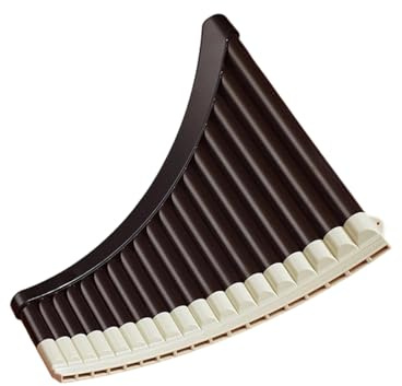 Panflöte 16 Pfeifen Oder 18 Pfeifen Anfängerfreundlich Gebogen Schwarz C-Dur Profi(C)
