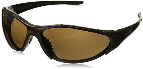 Crossfire gafas 181813 Núcleo polarizadas gafas de seguridad con alta definición marrón polarizadas lente y Mocha marrón marco por Crossfire gafas