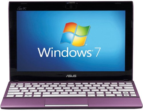 Asus Eee PC X101CH 10.1-inch Netbook (Purple) - (Intel Atom N2600 1.6GHz, 1GB RAM, 320GB HDD, LAN, WLAN, Webcam, Integrated Graphics, Windows 7 Starter)