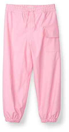 Hatley Kids Rain Pants, Classic Pink, 6 Years