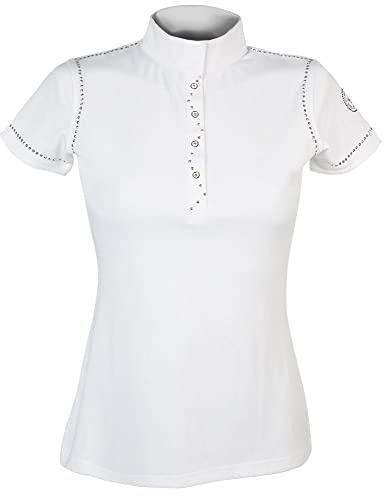 PFIFF 102496 Rivetta - Camiseta de equitación, Cuello Alto, niña 122-165 Mujer 36-44
