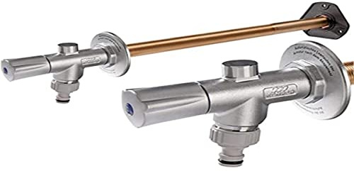Kemper Frosti Plus-XL DN15 extra lange Frostsichere Außenarmatur 5740501500 Einbautiefen bis 535 mm, mk199, Chrom