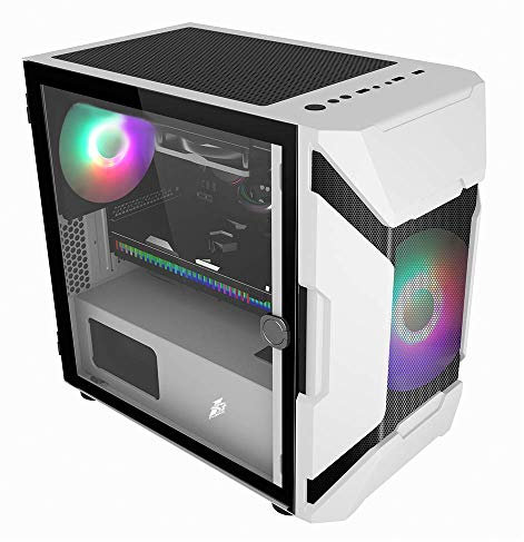 PALICOMP Gaming PC AMD RYZEN 9 3900X 3.8Ghz / Turbo 4.6Ghz 12 Core 24 Threads - 8GB DDR4 RAM - 1TB Sata3 HDD - NO OS - RTX 2060 6GB GRAPHICS CARD - EXPEDITION WHITE
