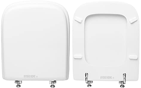Copriwater compatibile con Clio Globo legno rivestito in resina poliestere Bianco by HYDRO HOME