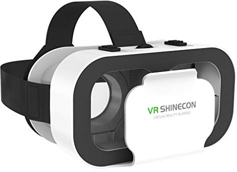 P Prettyia 3D Virtual Reality VR Brille VR Shinecon 3D Movie & Games Tragbare Brille für 4,7 '' 6,53 '' Handy