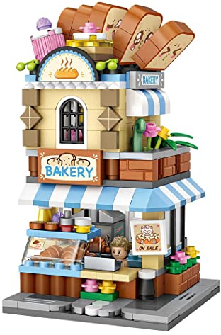 LOZ Bauklötzchen-Set zum Bauen und Spielen. Bäckerei - 397 Teile - Ab 6 Jahren