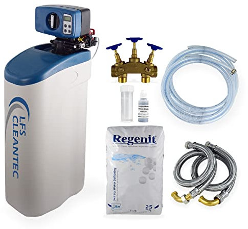 Wasserenthärter IWK Entkalkungsanlage 3-4 Personen - Harzinhalt 8 Liter - IWK 800 mit Anschlussset