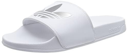 adidas Damen Adilette Lite W Sneaker, Cloud White Cloud White Matte Silver, 40.5 EU