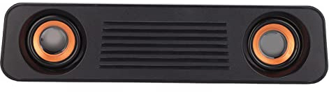 TV & Computer Lautsprecher USB betriebener HiFi Stereo Subwoofer 360° 3,5 mm Anschluss Tragbarer Desktop PC Langlautsprecher Plug and Play Universal Gift für Unisex