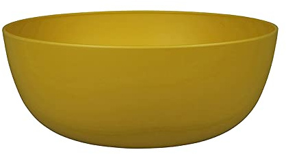 Zuperzozial C-PLA #1 Camping Tableware Salad Bowl 2000 ml Saffron Yellow