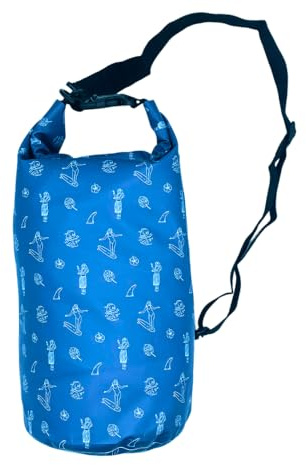COR Surf Bolsa de Surf Impermeable e insumergible - La Bolsa Enrollable Mantiene el Equipo seco para piragüismo, Rafting, Vela, natación, Pesca, Senderismo, Camping o IR a la Playa (Hawaiano - 10L)