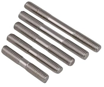 YZADSXCL 1 Stück Doppelendgewindestange M12 M14 M16 Länge 40–200 mm Metrisch 304 Edelstahl Kopflose Stehbolzen Schraubenstange Zahnstange Doppelkopf-Gewindestange(40mm,M14 1pcs)