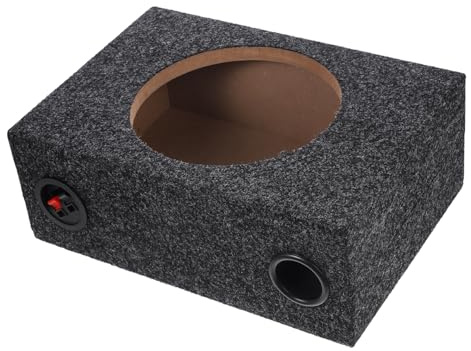 SEWOART 8-Zoll Subwoofergehäuse Auto Versiegeltes Lautsprechergehäuse mit Teppichboden Selbstgemacht Subwooferbox für Auto Soundsystem Universell Kompakt Langlebig
