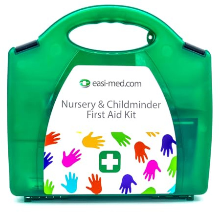 easi-med Premier Children's First Aid Kit - for Kids, Childcare Providers, Schools, and Home Use - Wall Mounted
