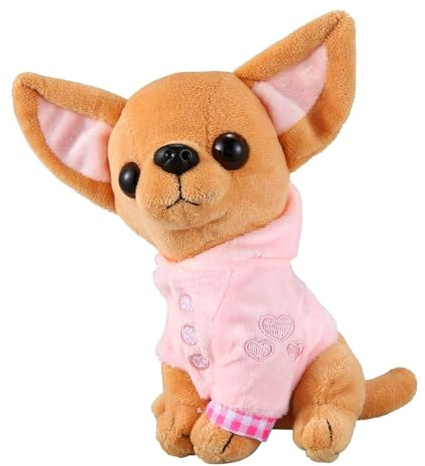 Fmzrbnih Chihuahua - Giocattolo di peluche portatile per cuccioli, giocattolo di peluche per cani | giocattolo per cani di lunga durata, giocattoli da gioco per cani multiuso, decorazione