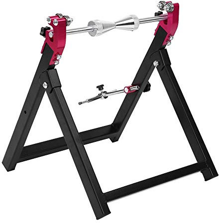 Asixxsix Equilibratrice per Ruote di motociclette, Supporto di centratura statico Pieghevole e Strumento di equilibratura dei Pneumatici, Strumento di allineamento dei Pneumatici