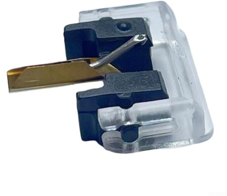 Lápiz capacitivo de repuesto para tocadiscos Shure M44-7/N44-7/M55E, ajuste perfecto para cartuchos de tocadiscos DJ, aguja resistente (negro)