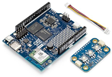 Arduino® UNO™ Q 4GB Modulino® Buttons Bundle: Interfaz de Usuario Multi-Entrada
