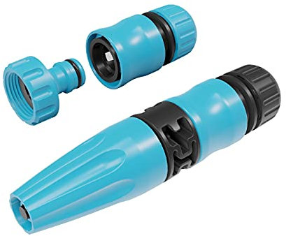 Cellfast Lancia A Spruzzo Set con Flusso d'Acqua Controllabile per Prato Fiori Piante Collegamento Rapido Connessione Basic 1/2 - 5/8