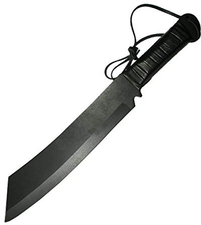 Deluxe Outdoormesser Jagdmesser im Stil 'Rambo IV' (K-SUR-4) mit Lederetui und Gürtelhalter