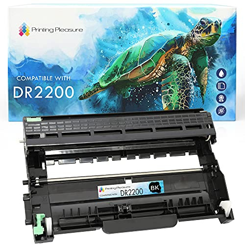 Trommeleinheit kompatibel zu Brother DR2200 für Brother DCP-7055 DCP-7060D DCP-7065DN HL-2130 HL-2132 HL-2240 HL-2240D HL-2250DN HL-2270DW MFC-7360N MFC-7860DW FAX-2840 - Schwarz, hohe Kapazität