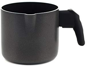Home Maitre Milchtopf, Antihaftbeschichtung, 10 cm, Aluminium, Anthrazit/Schwarz