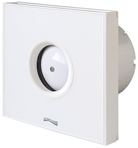 First Plast - VMC - Extracteur d'air hélicoïdal GIOTTO 230V Ø100mm - Avec minuteur + hygromètre -