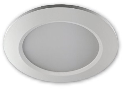 LED Einbaustrahler Badezimmer | Badstrahler Weiß 10W 230V IP44 | Badlampe Badleuchte per Schalter 3 Lichtfarben einstellbar - warm, kalt, neutralweiß | auch für überdachte Außenbeleuchtung geeignet