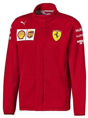 Scuderia Ferrari Giacca Softshell F1 - Uomo, XS, Rosso, rosso, L