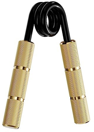 RPM Power PowerGripper Metall Handmuskeltrainer - (50lbs - 400lbs) für das Training von Griffen, Handgelenken und Armen (Gold 350lbs)