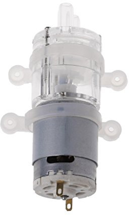 smallJUN 385 6V-12V Hochtemperaturbeständigkeit 100 Grad Celsius Mini Micro Wasserpumpe Transparente Heißwasserpumpe