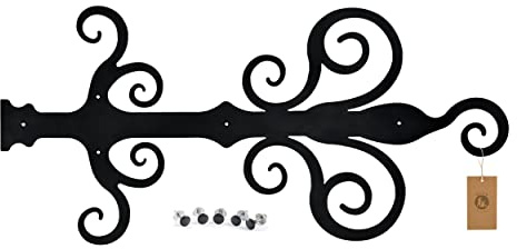Moria Design Cerniera finta 950 x 450 x 4 mm nera per porta e cancello