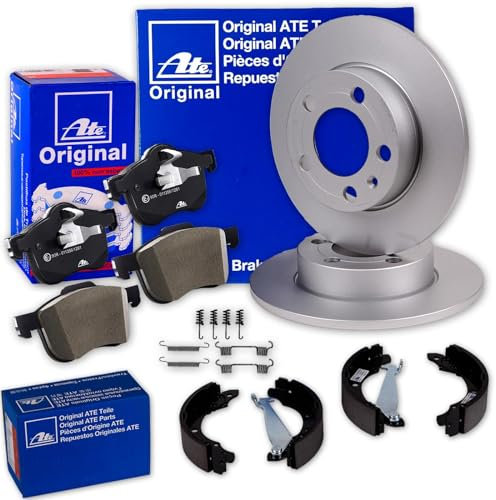 ATE Bremsscheiben + Beläge + Handbremse hinten für A/B-Klasse W169 W245