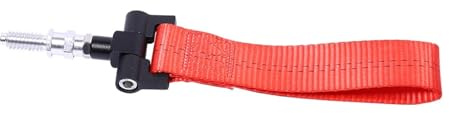 Racing Tow Strap Anhänger Haken Auto Abschleppen Haken Gürtel Seil Kompatibel Mit BMW E36 E90 E91 Europäischen Auto Drift Tuning Zubehör (Color : Red)